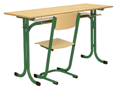 OTAKAR 2, lavice 2-místná stavitelná, velikost 2 - 5, koš RAL 6029 - zelená